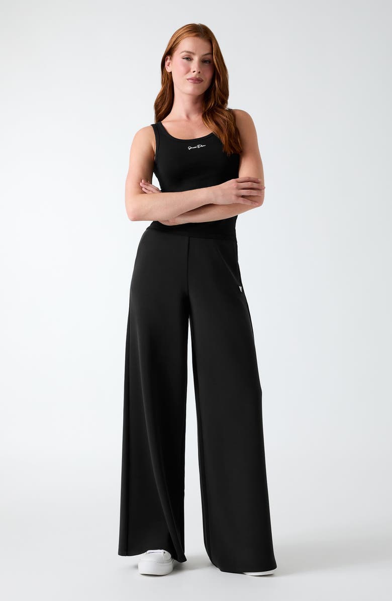 GUESS Alya Tank, Alternate, color, Black