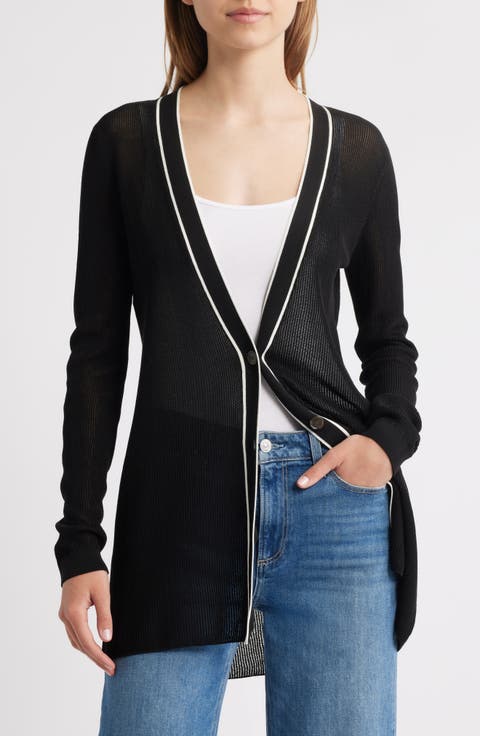 The Varsity Tipped Cardigan