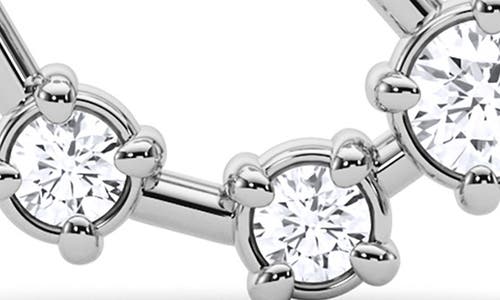 Hautecarat Aquarius Constellation Lab Created Diamond Necklace In 18k White Gold