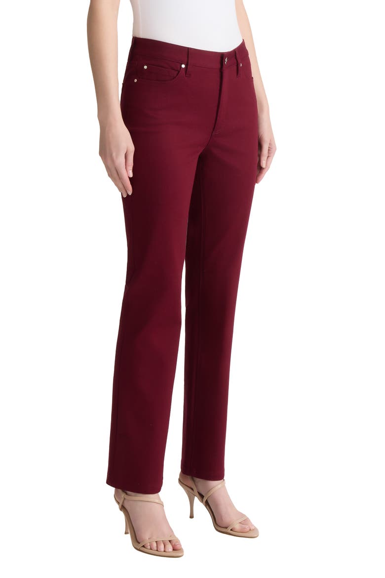 Lexington Straight Leg Jeans, Alternate, color, CLASSIC WINE