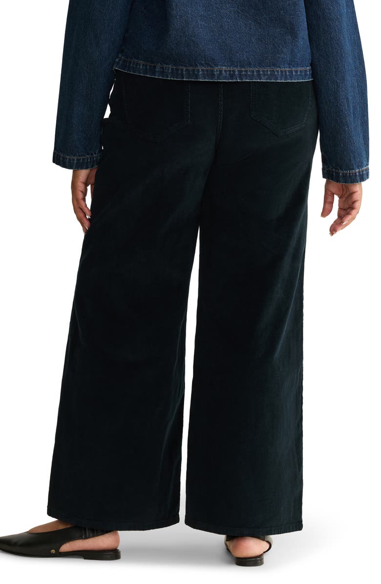 WARP+WEFT NCE High Waist Wide Leg Corduroy Jeans, Alternate, color, Knight