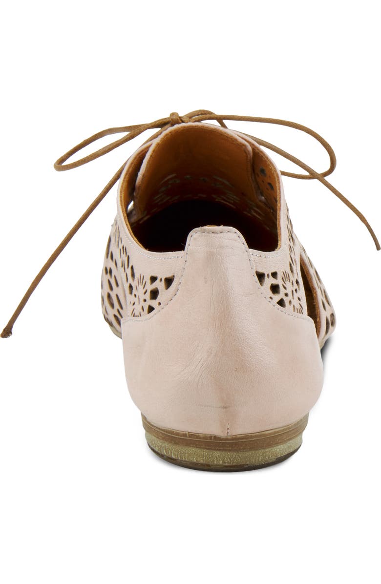 Spring Step Theone Cutout Derby Flat, Alternate, color,