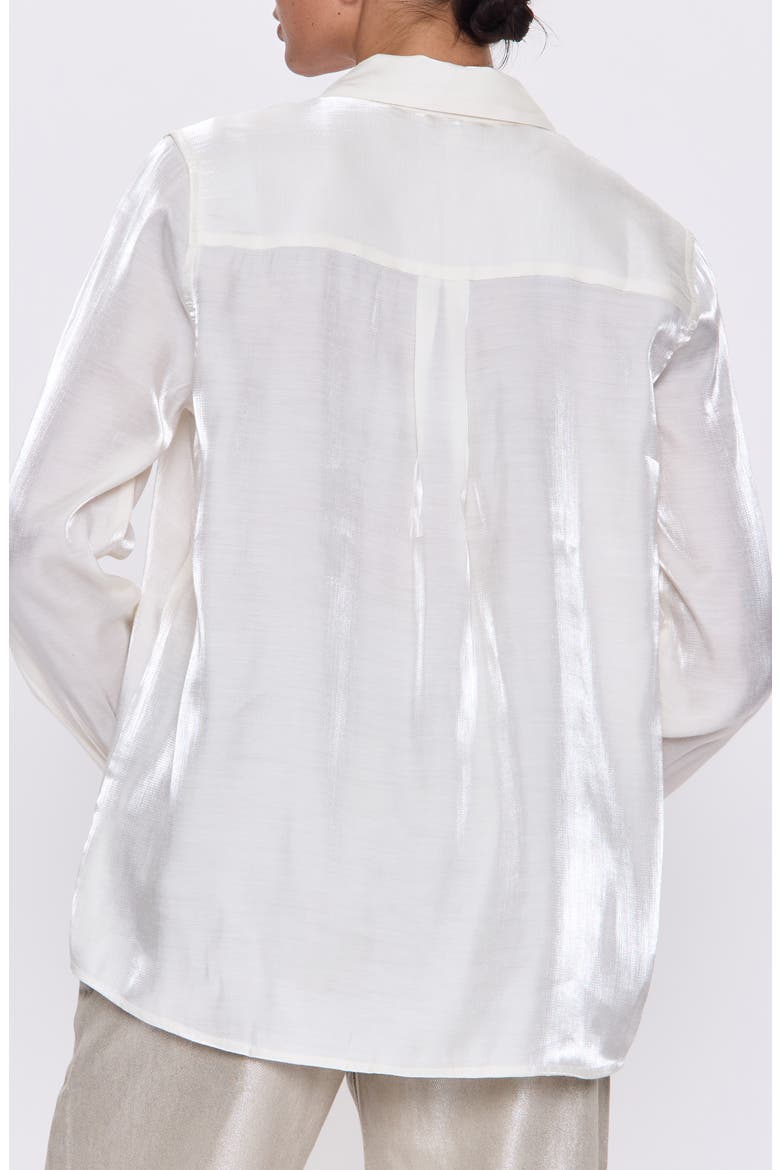 Tilda Button-Up Shirt, Alternate, color, ECRU
