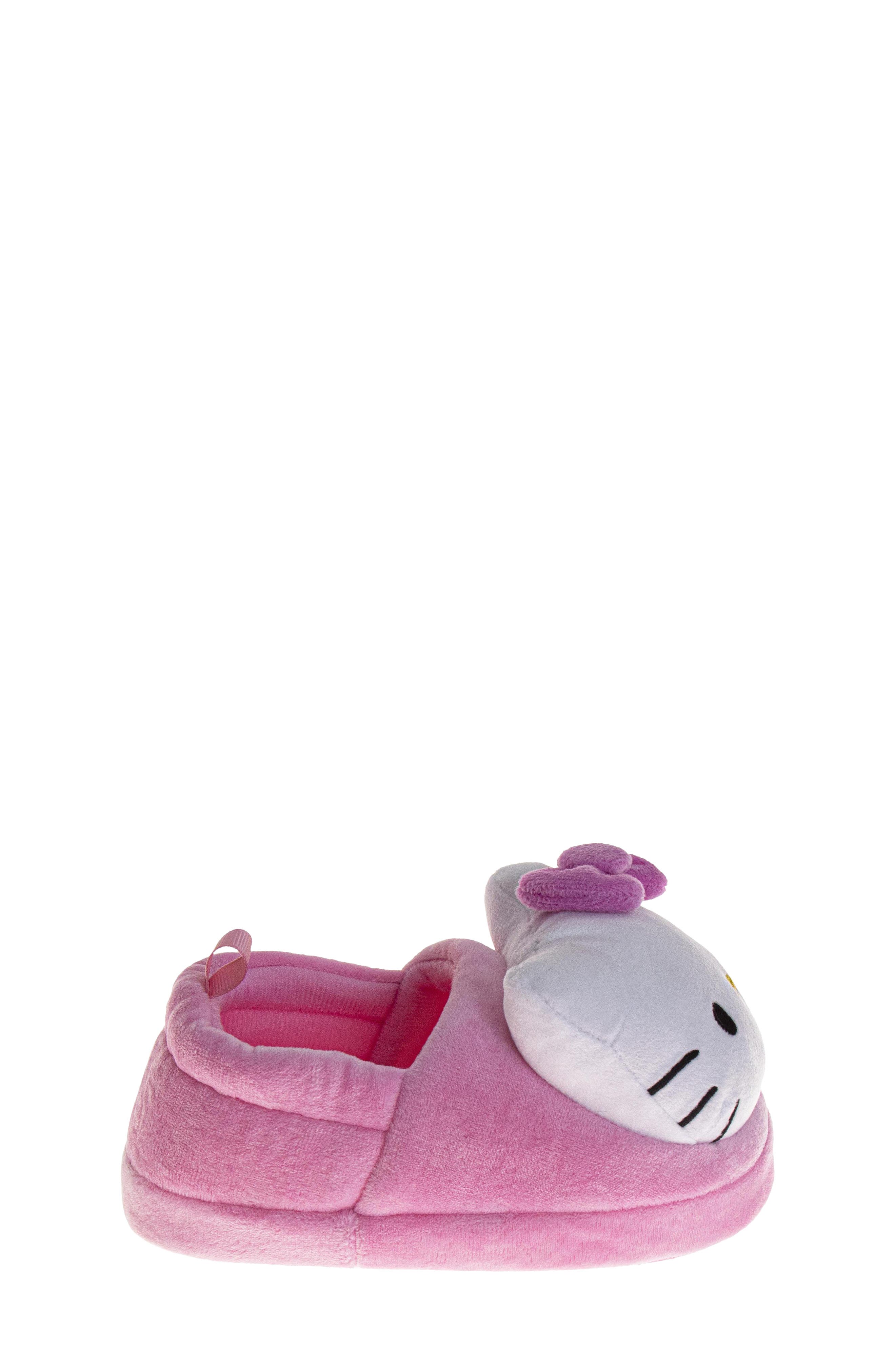 Kids' Hello Kitty Slipper, Alternate, color, WHITE/ PINK