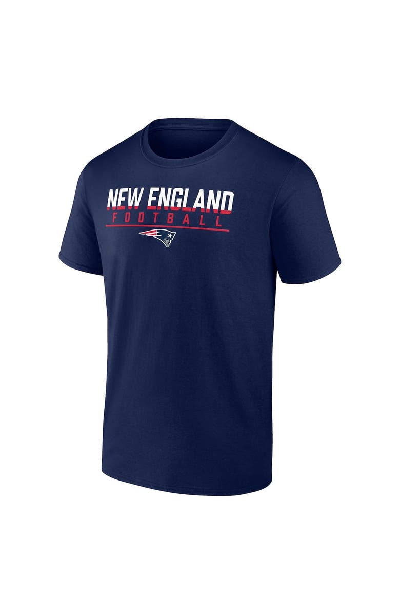FANATICS Men's Fanatics Branded Red/Navy New England Patriots Two-Pack T-Shirt Combo Set, Alternate, color, 