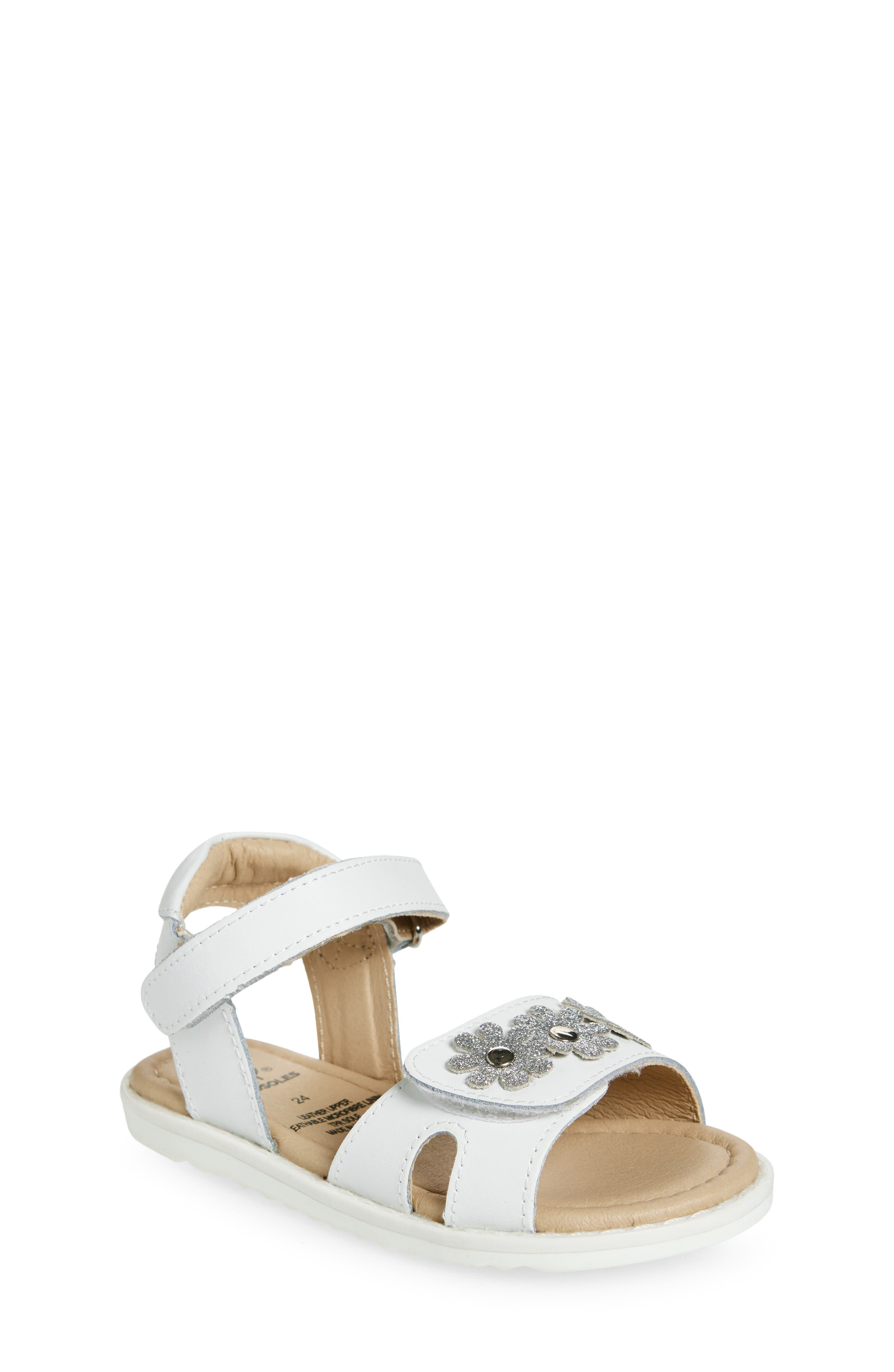 OLD SOLES Flower Sandy Ankle Strap Sandal, Main, color, 