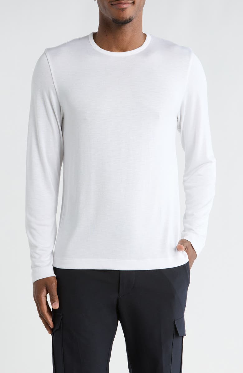 Theory Precise Long Sleeve T-Shirt, Main, color, White