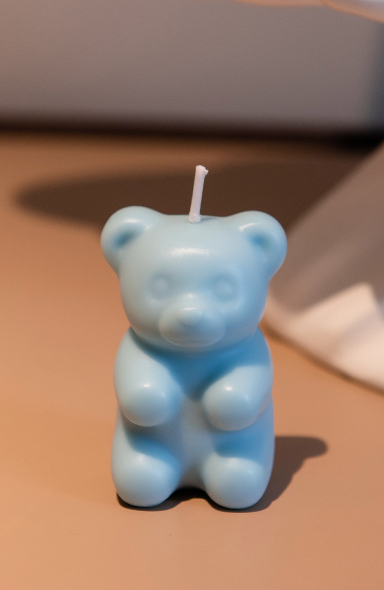 Southlake gifts Gummy Bear Candle With Hidden Surprise, Alternate, color, Light Blue