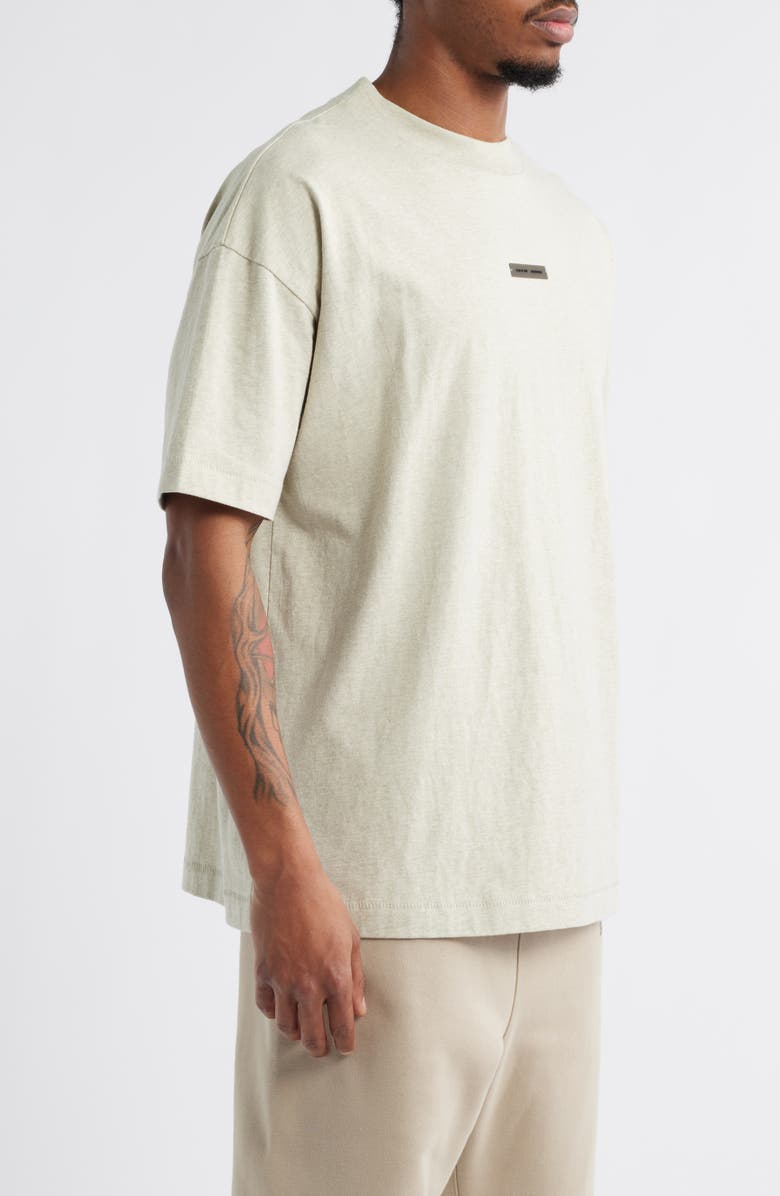 Fear of God Essentials Classic Fit Logo Graphic T-Shirt, Alternate, color, Heather Stone