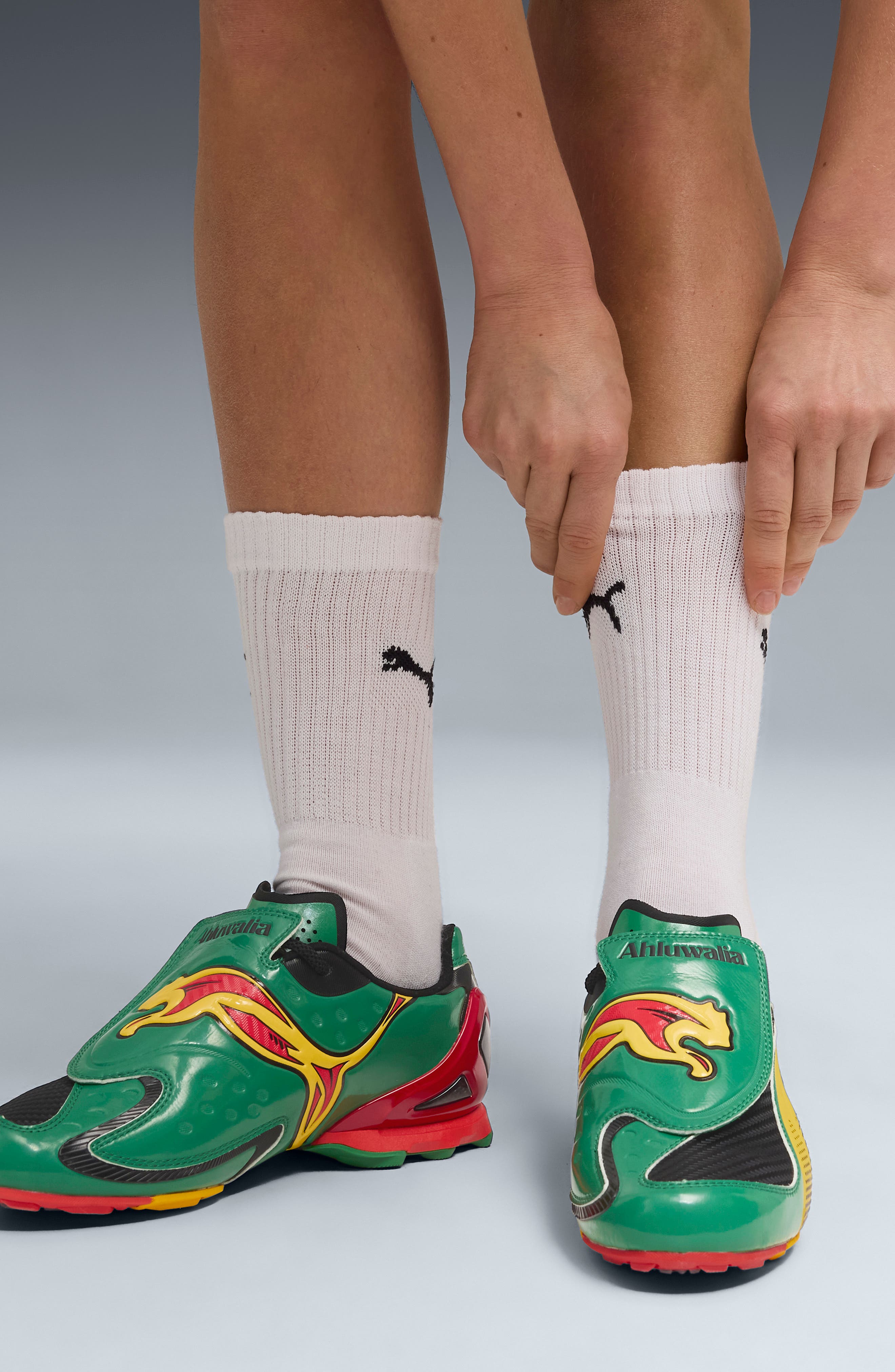 PUMA x Ahluwalias V-S1 Soccer Sneaker, Alternate, color, 