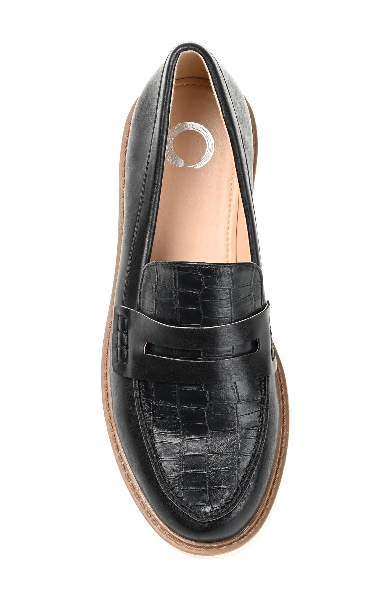 Journee Collection Kenly Comfort Foam Penny Loafer, Alternate, color, Black