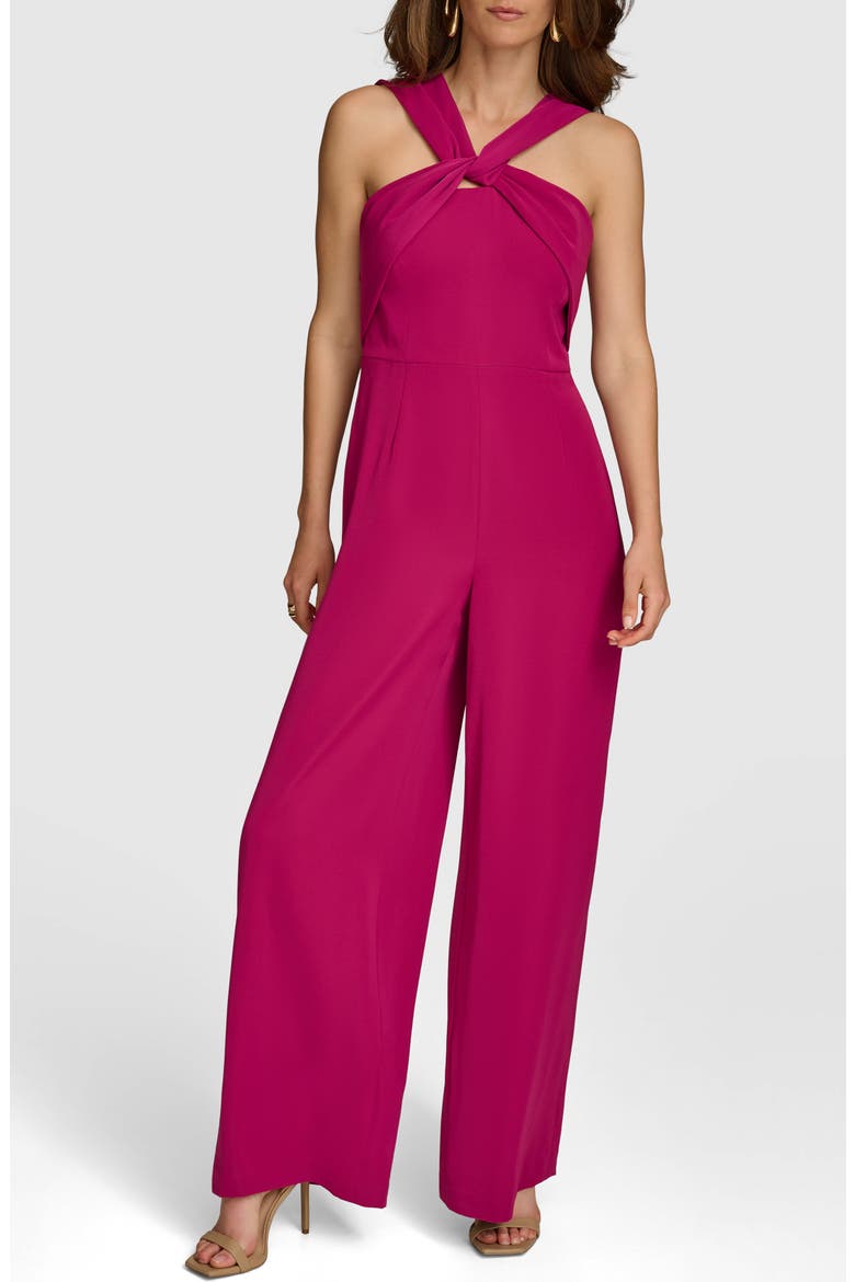 Sleeveless Wide Leg Jumpsuit, Main, color, CACTUS FLOWER