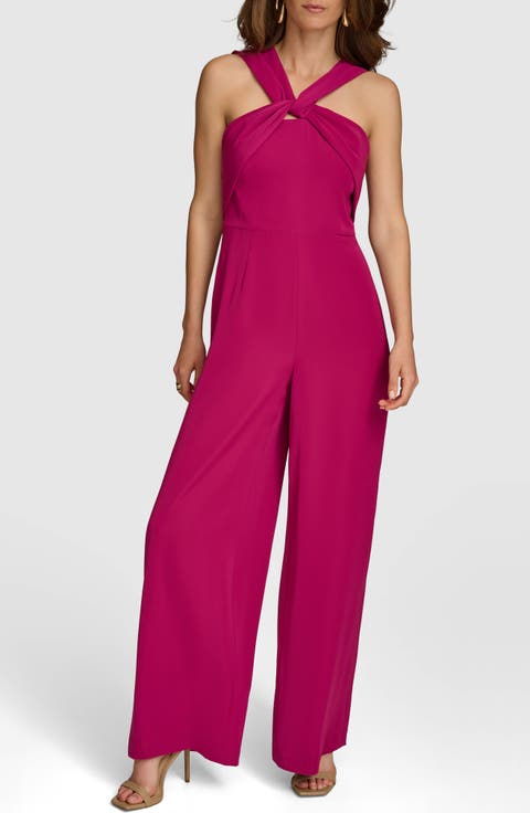 Sleeveless Wide Leg Jumpsuit