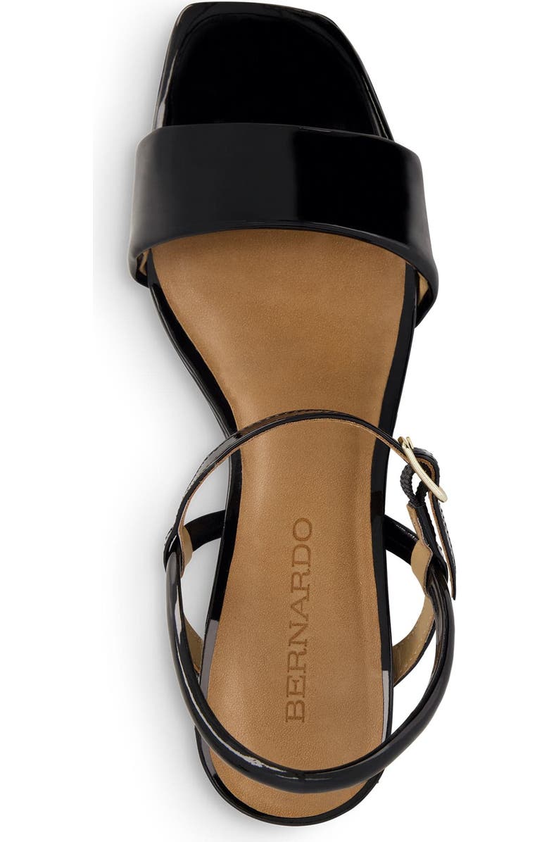 Bernardo Footwear Canto Platform Sandal, Alternate, color, Black Patent