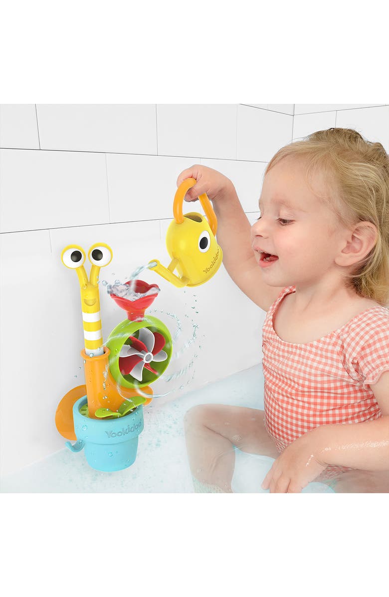 Yookidoo Pop-Up Water Snail Bath Toy, Alternate, color, Multi