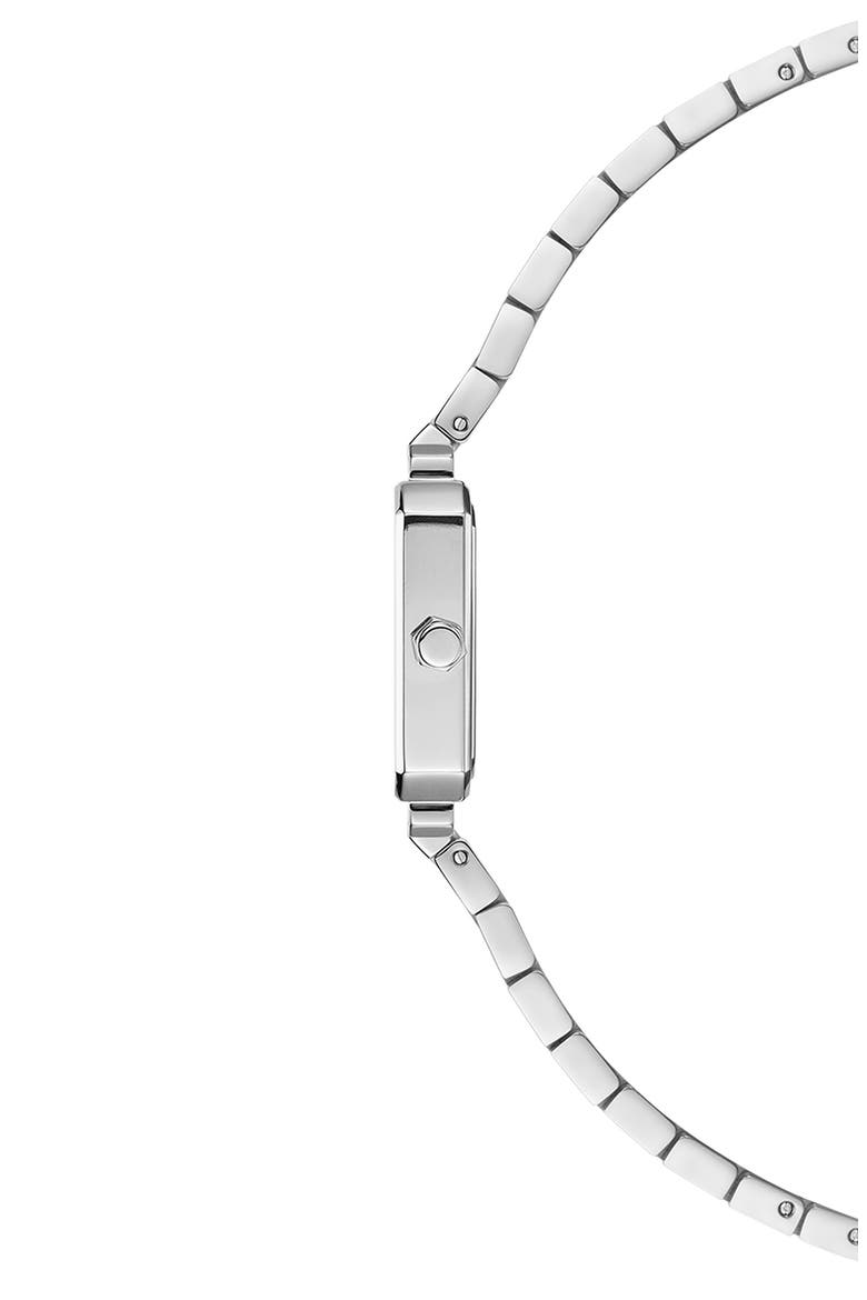 Eirini Square Two-Tone Bracelet Watch, 26mm, Alternate, color, TWO TONE STEEL ROSE