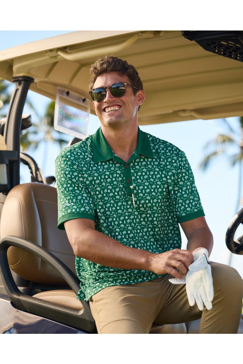 The Green Placket - Golf Shirt, Alternate, color, Green