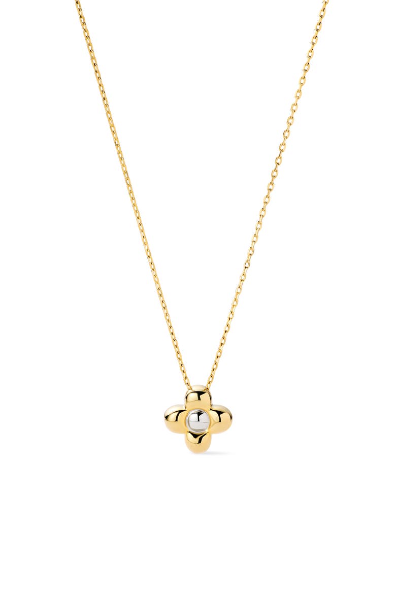 Liora Mini Pendant Necklace, Main, color, GOLD / SILVER