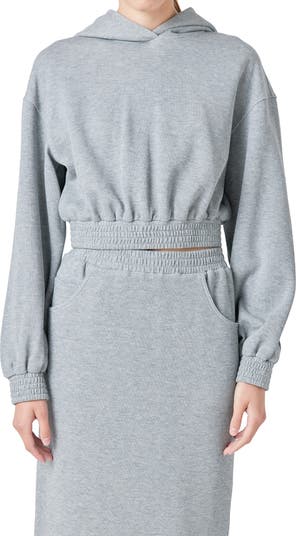 Crop French Terry Hoodie