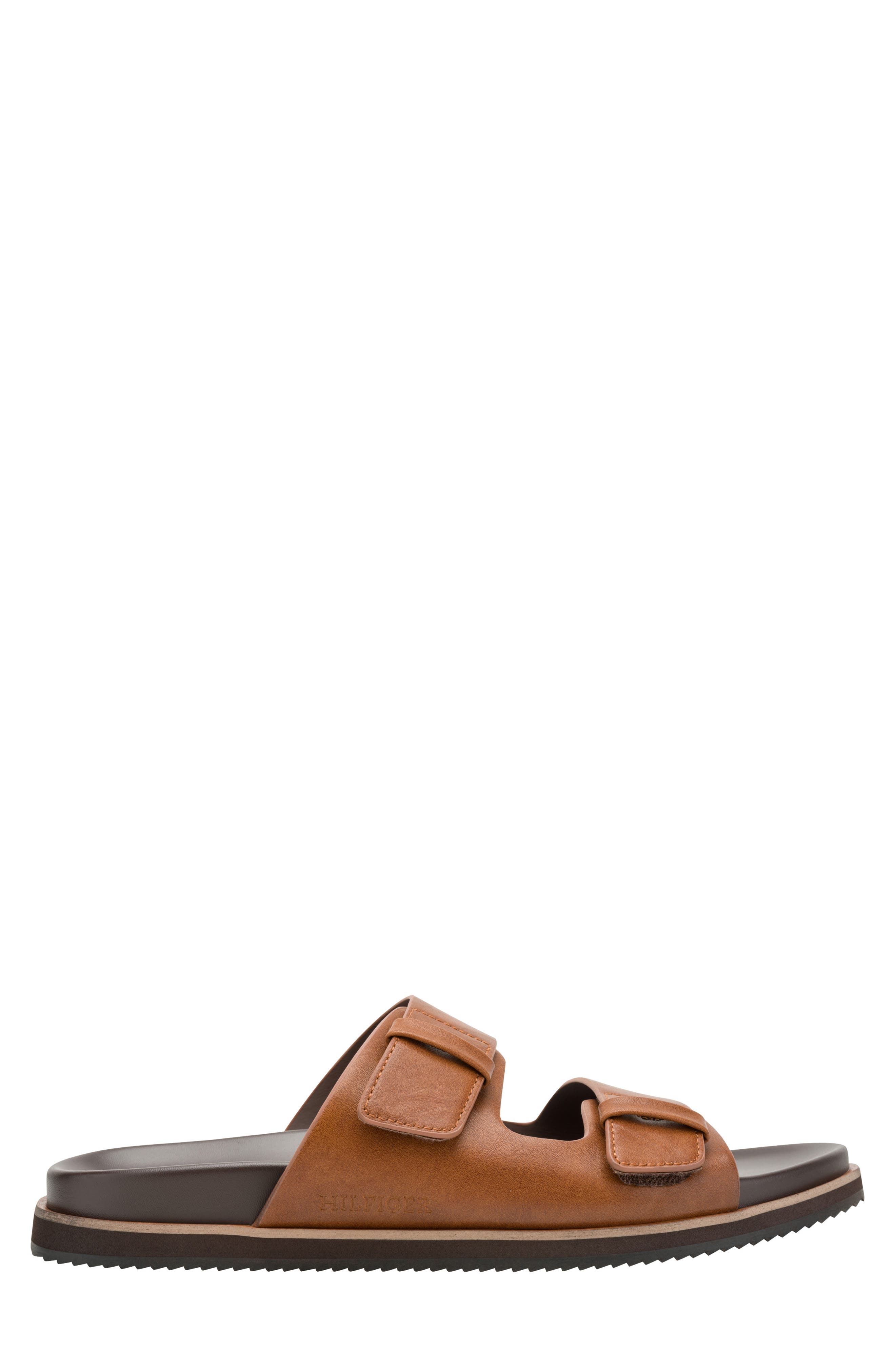Welker Double Strap Slide Sandal, Alternate, color, LIGHT BROWN
