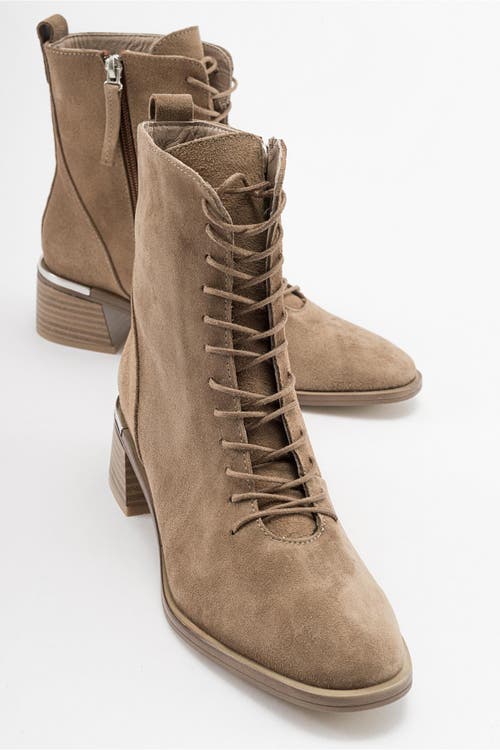 Forever & Always Shoes Gigi Leather Boot In Brown