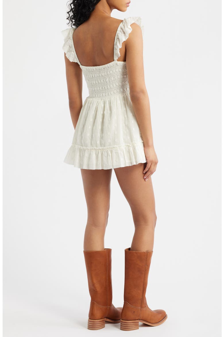 Sunny Embroidered Romper, Alternate, color, WHITE