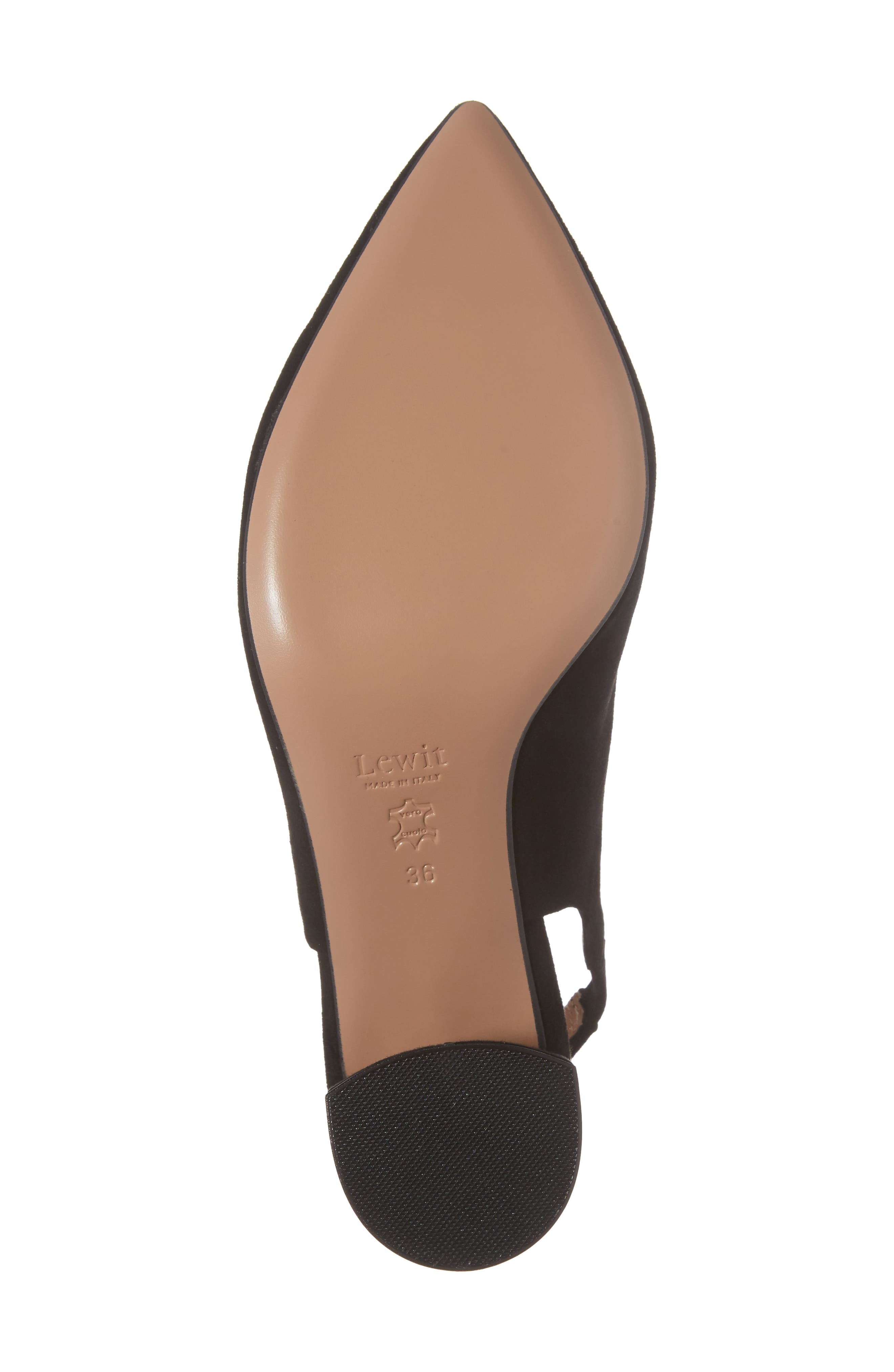 Adriana Slingback Pump, Alternate, color, BLACK SUEDE