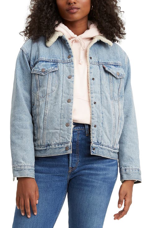 Levis® Ex-Boyfriend Faux Shearling Lined Denim Jacket