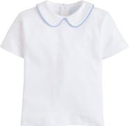 Little English Kids' Piped Peter Pan Short Sleeve