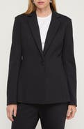 Lafayette 148 New York Fitted Neoprene Blazer
