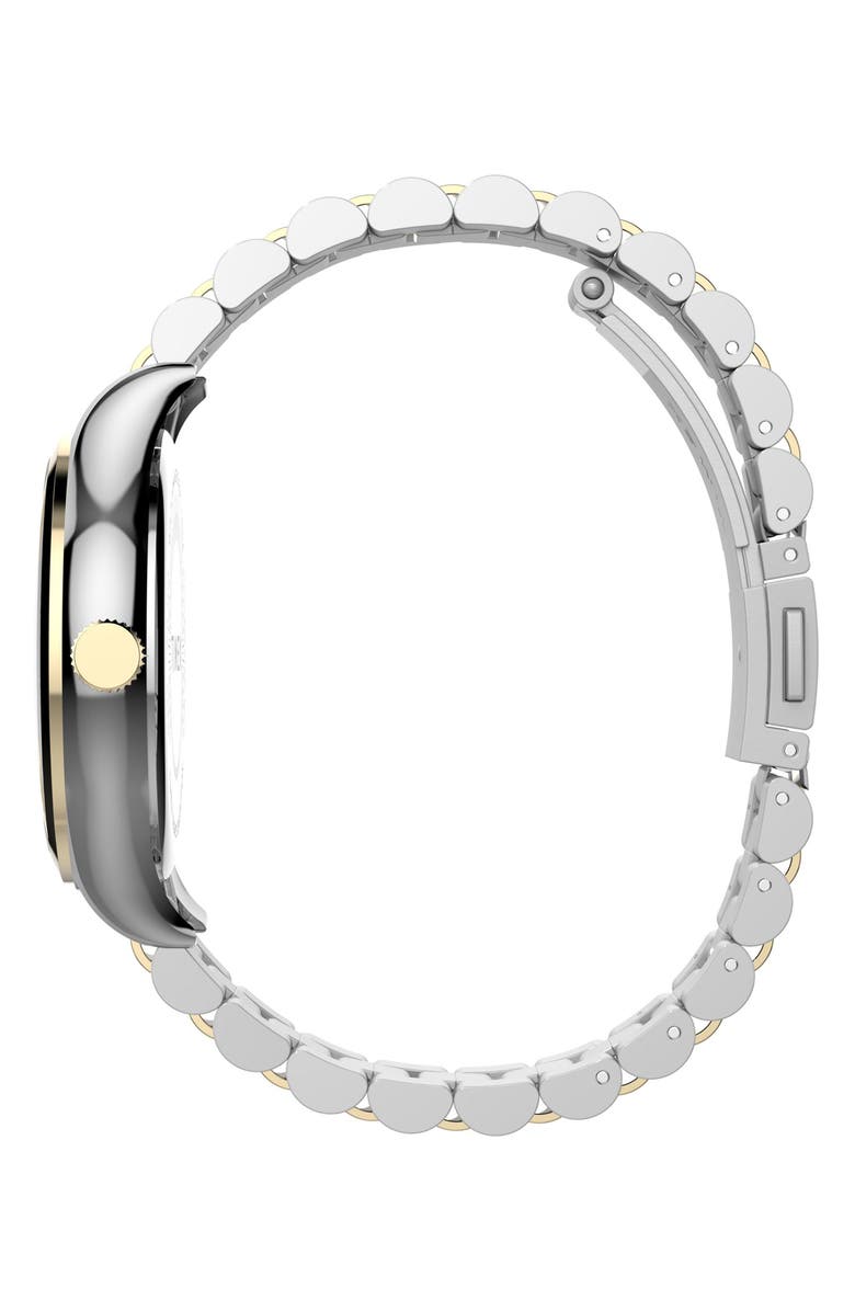 Timex<sup>®</sup> Legacy Two-Tone Bracelet Watch, 34mm, Alternate, color,