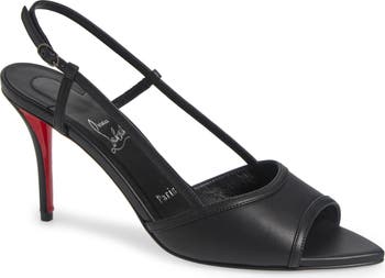 Christian Louboutin Miss Z Open Toe Slingback Sandal (Women