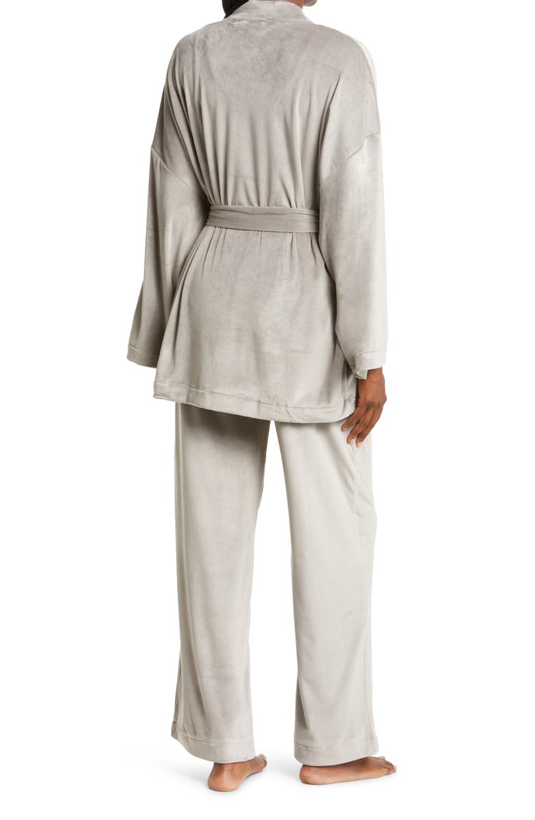 SKIMS Velour Fleece Wrap Sleep Set, Alternate, color, 