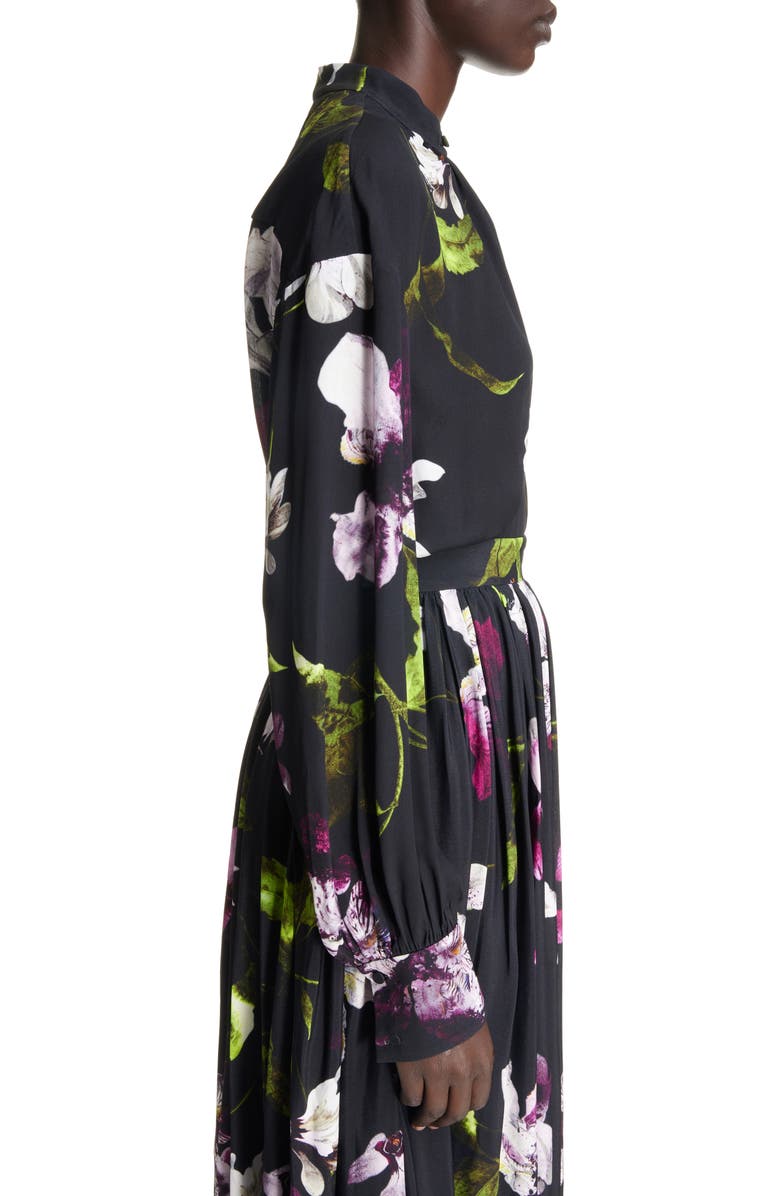 Erdem Floral Long Sleeve Top, Alternate, color, 