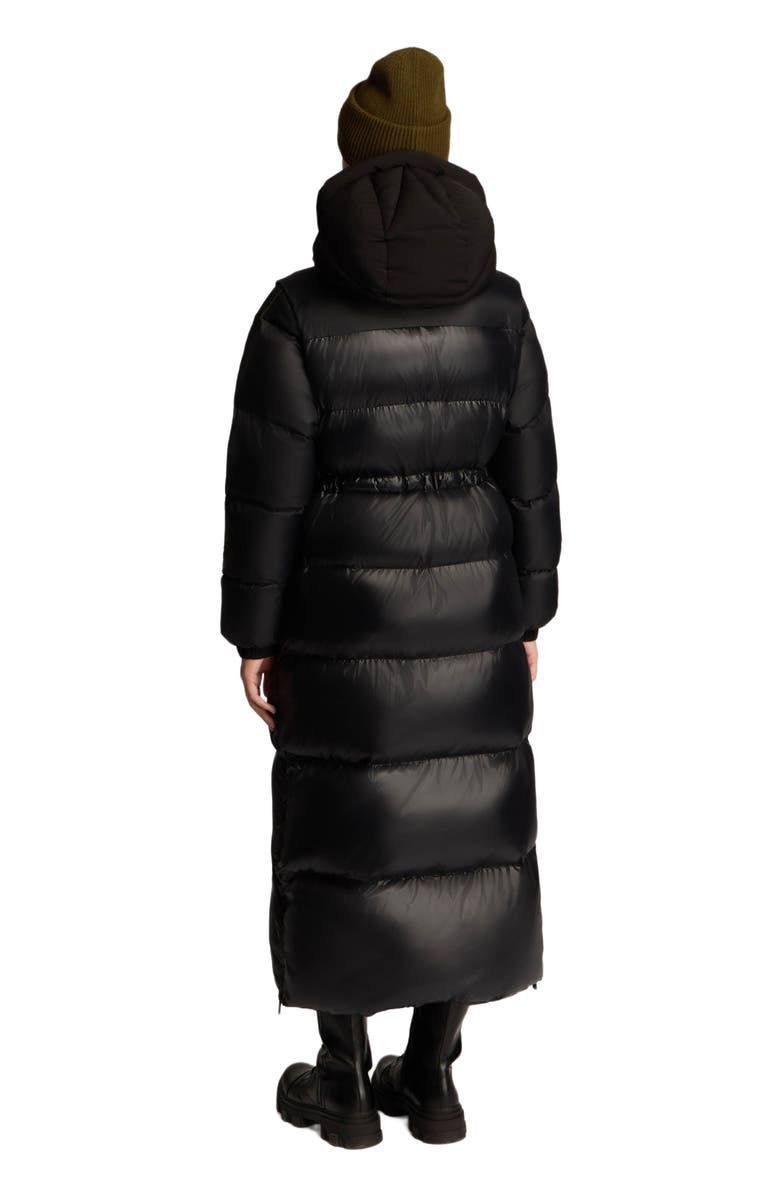 Alpenhaus Tingwick 2-in-1 Maxi Puffer with Removable Sleeves, Alternate, color, Black