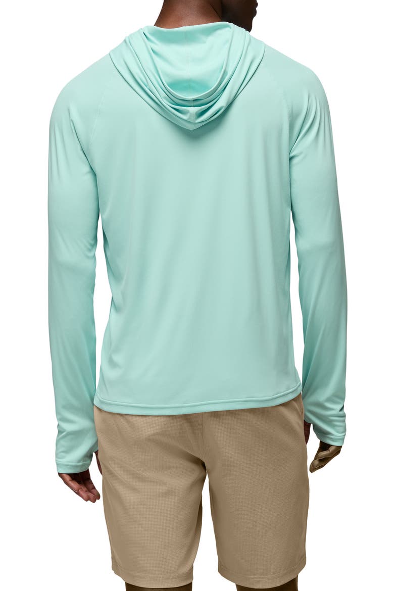 Sol Shade Long Sleeve Performance Hoodie, Alternate, color, SEA GLASS