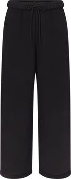 SKIMS Cotton Fleece Blend Classic Straight Leg Pants