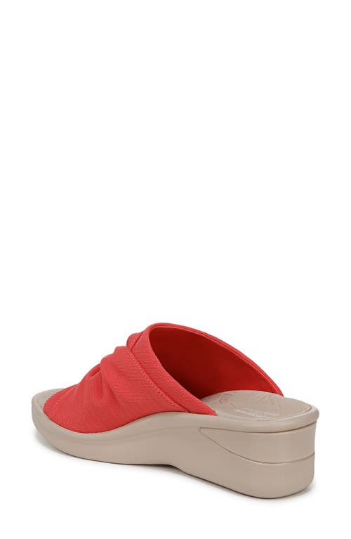 Bzees Women's Smile 3 Washable Slide Wedge Sandals In Pink