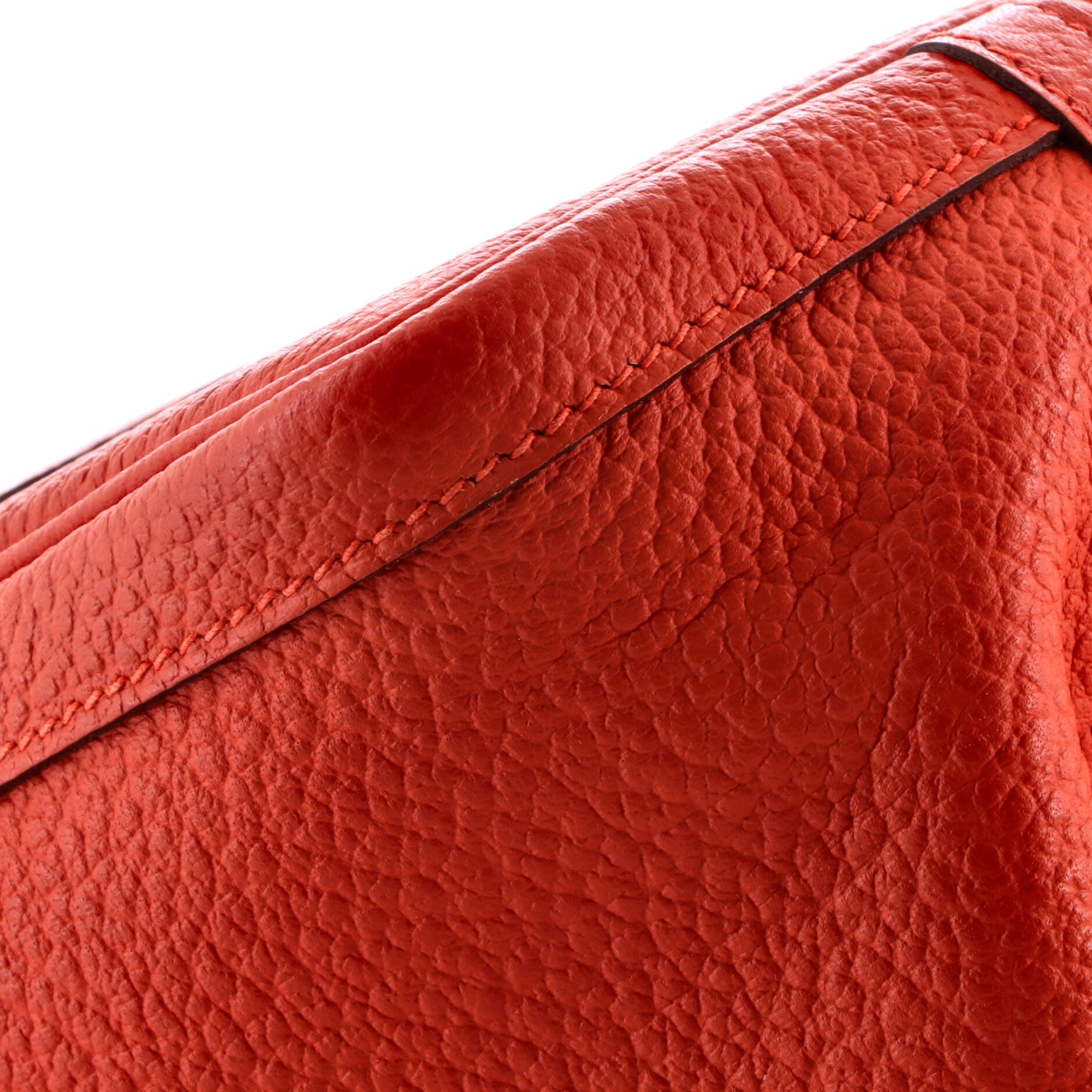 Pre-Owned Hermes Garden Party Tote Leather 30, Alternate, color, Rouge Duchesse