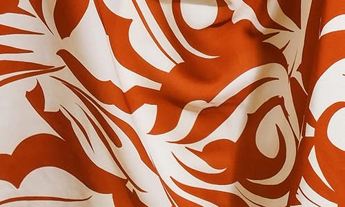 Flying Tomato Printed Long Sleeve Maxi Dress In Brown