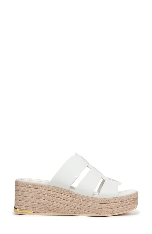 Franco Sarto Tevin Platform Wedge Sandal In Bright White Multi