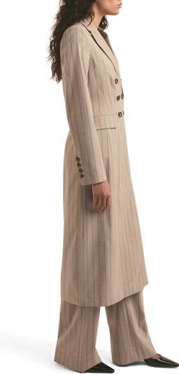 Favorite Daughter The Meyer Double Breasted Longline Coat Favorite Daughter The Meyer Double Breasted Longline Coat
