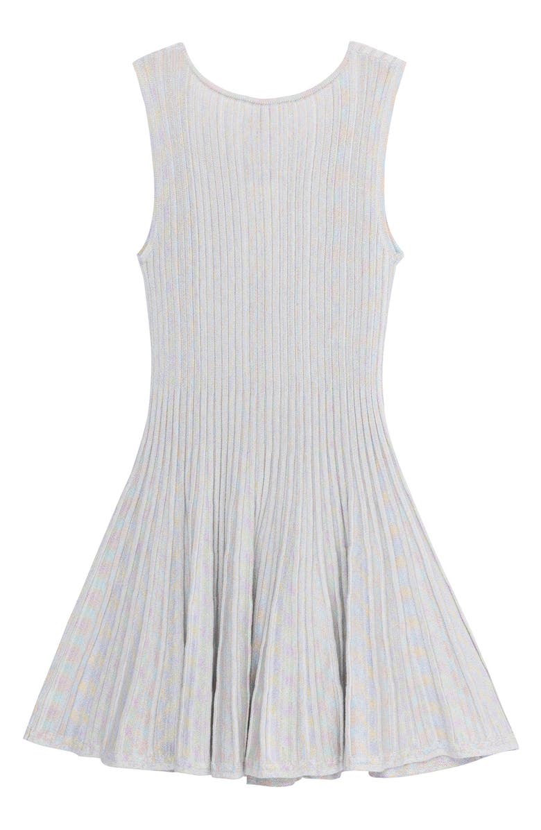 Peek Aren't You Curious Kids' Ombré Fit & Flare Sweater Dress, Alternate, color, Silver