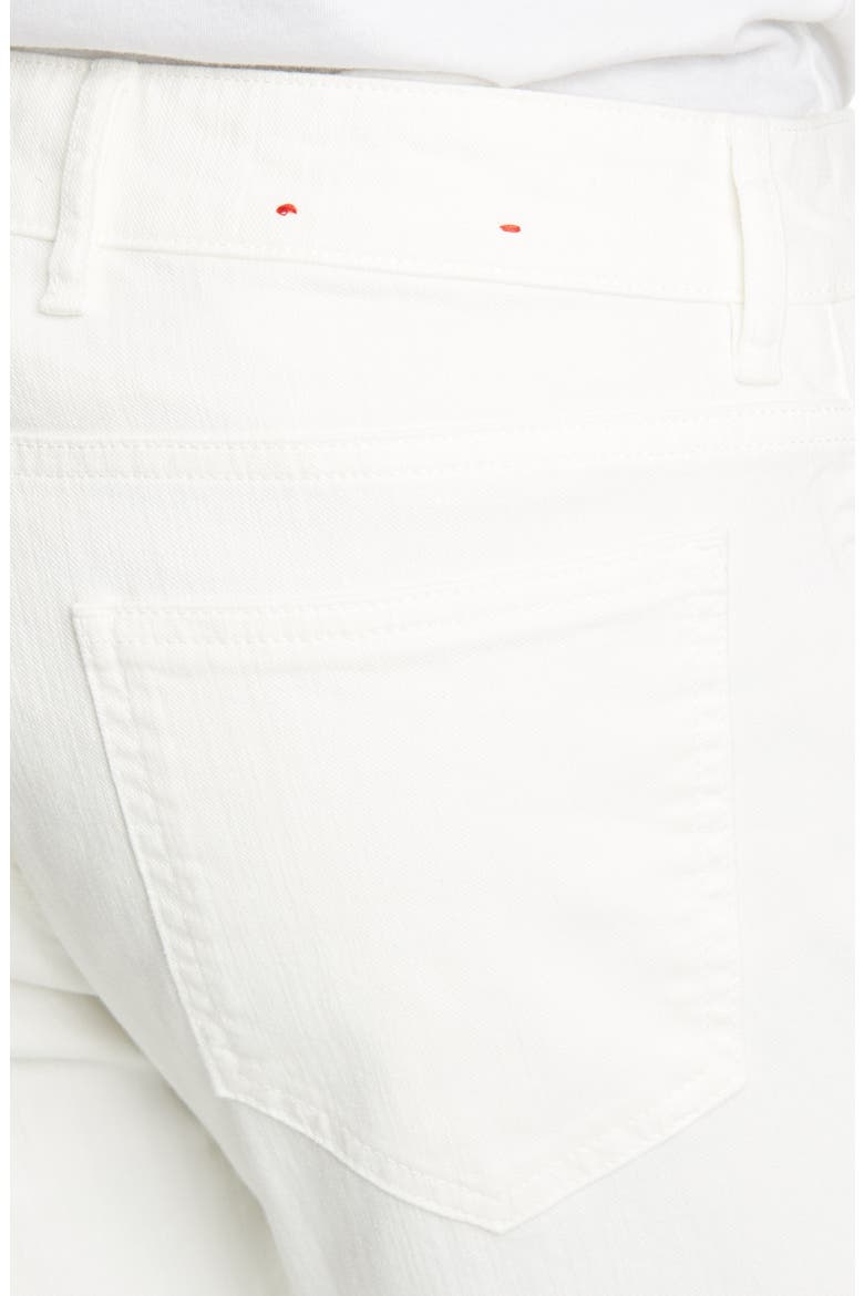Slim Fit Stretch Cotton Five Pocket Pants, Alternate, color, WHITE