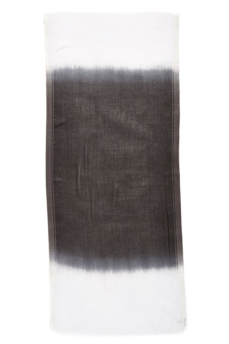 Ombré Scarf, Alternate, color, BLACK COMBO