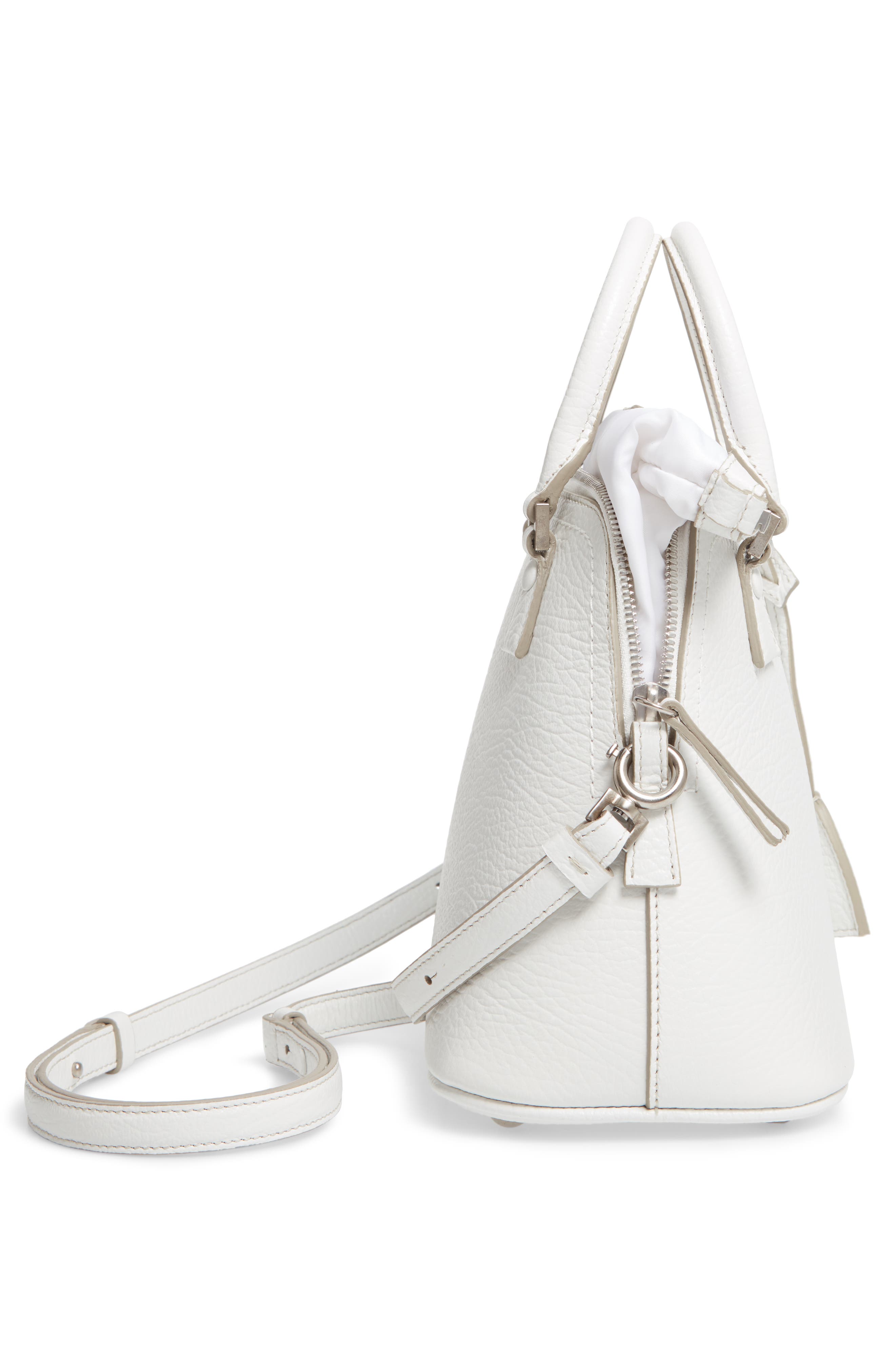 Maison Margiela Small 5AC Calfskin Leather Handbag, Alternate, color, 