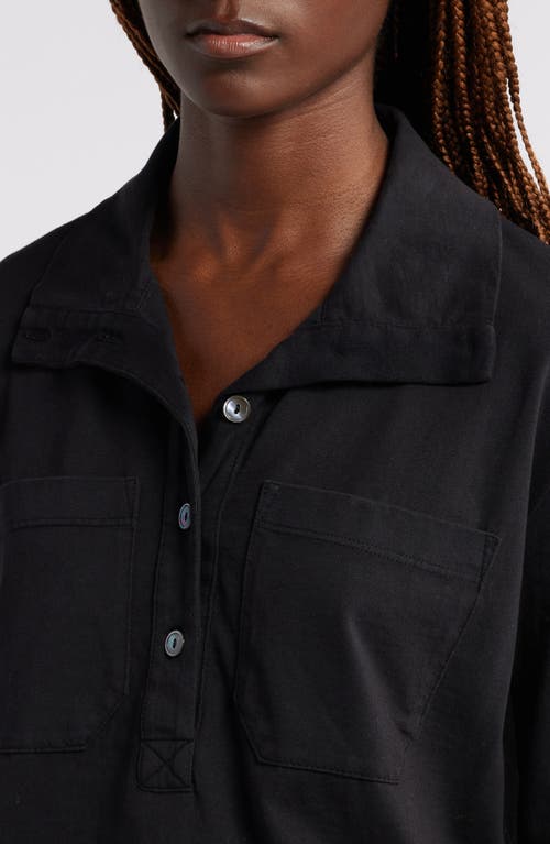 Wyeth Penelope Button-up Top In Black