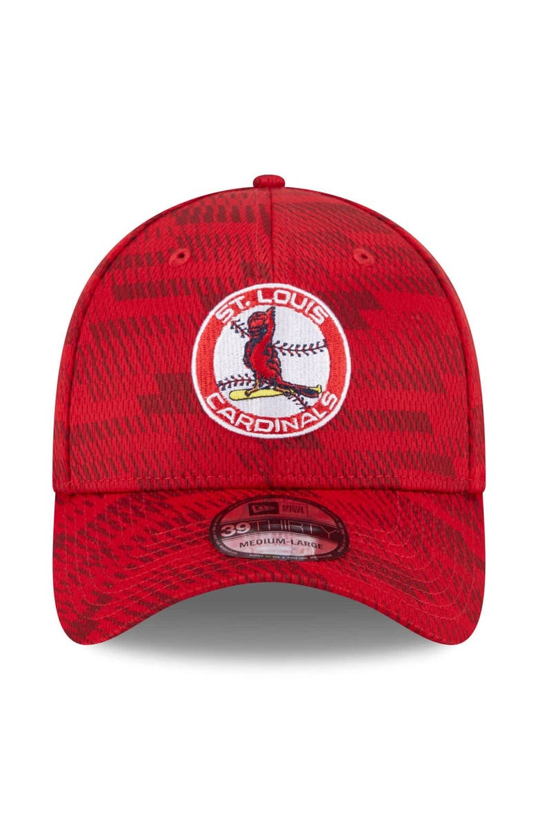 New Era Men's New Era Red St. Louis Cardinals 2025 MLB Clubhouse 39THIRTY Flex Hat, Alternate, color, Red