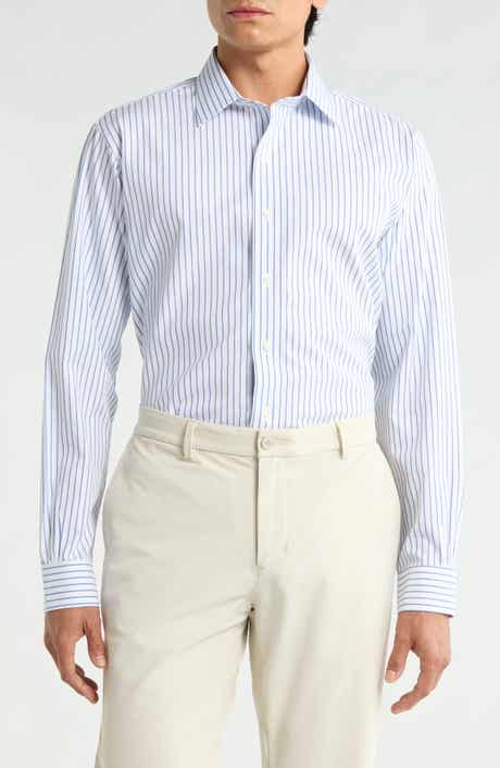 Brooks Brothers Regular Fit Non-Iron Stripe Button-Down Shirt