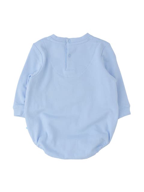 Applique Sweatshirt Romper